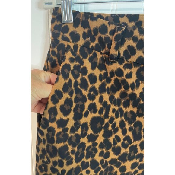 Old Navy Harper Mid-Rise Leopard Print Pants Size 8 Regular - Picture 6 of 13